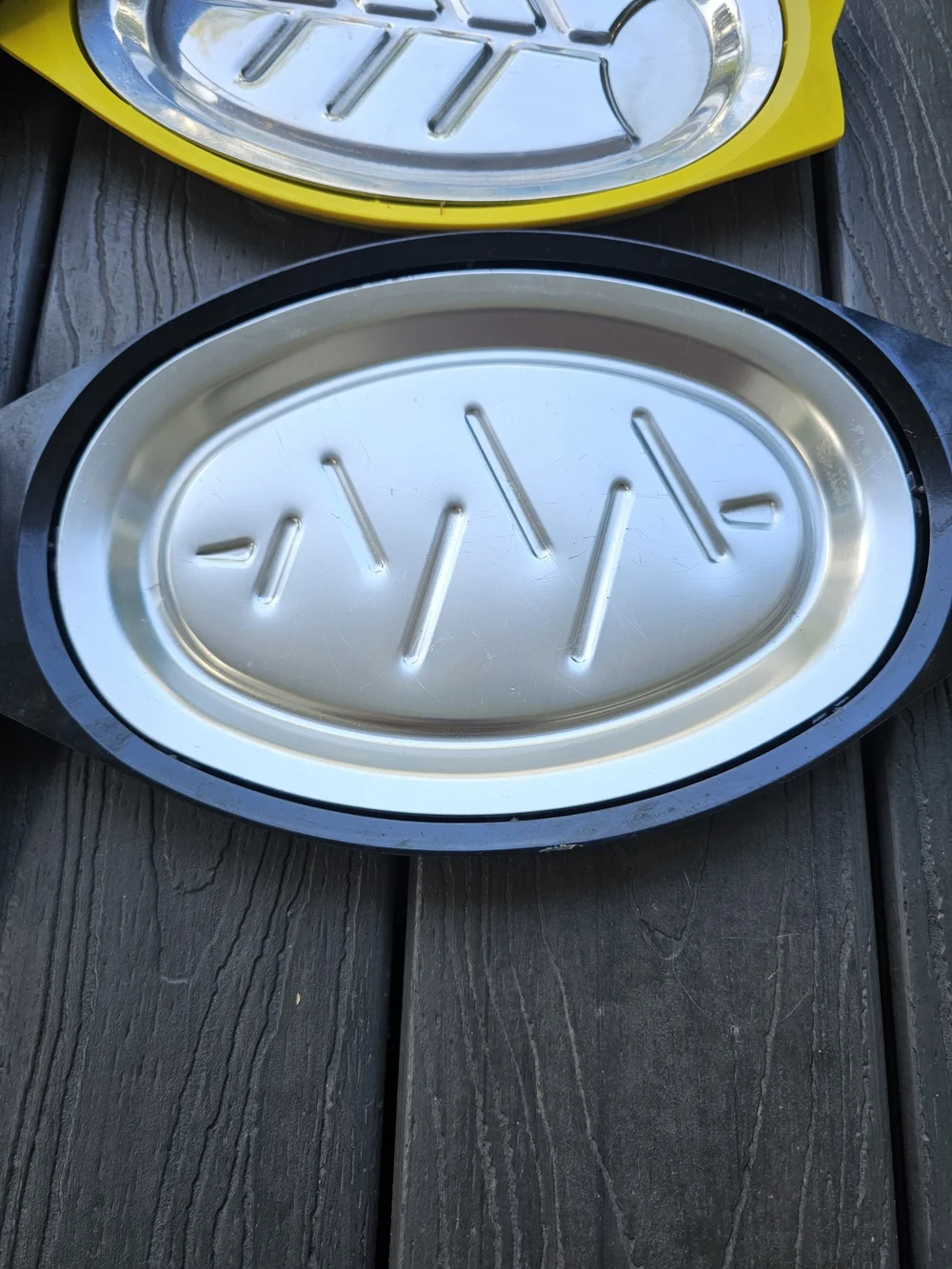 Vintage Nordic Ware Servo-King Sizzling Steak Platter Aluminum Inserts & Bases